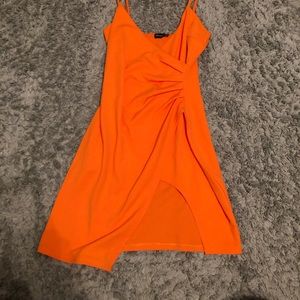 Orange summer dress
